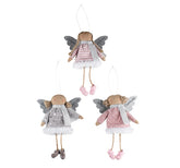 Angelo Custode da appendere con sciarpa : Addobbi natalizi realizzati a mano - CONFIG0246