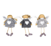 Angelo Custode da appendere abito in lana : Addobbi natalizi realizzati a mano - CONFIG0247