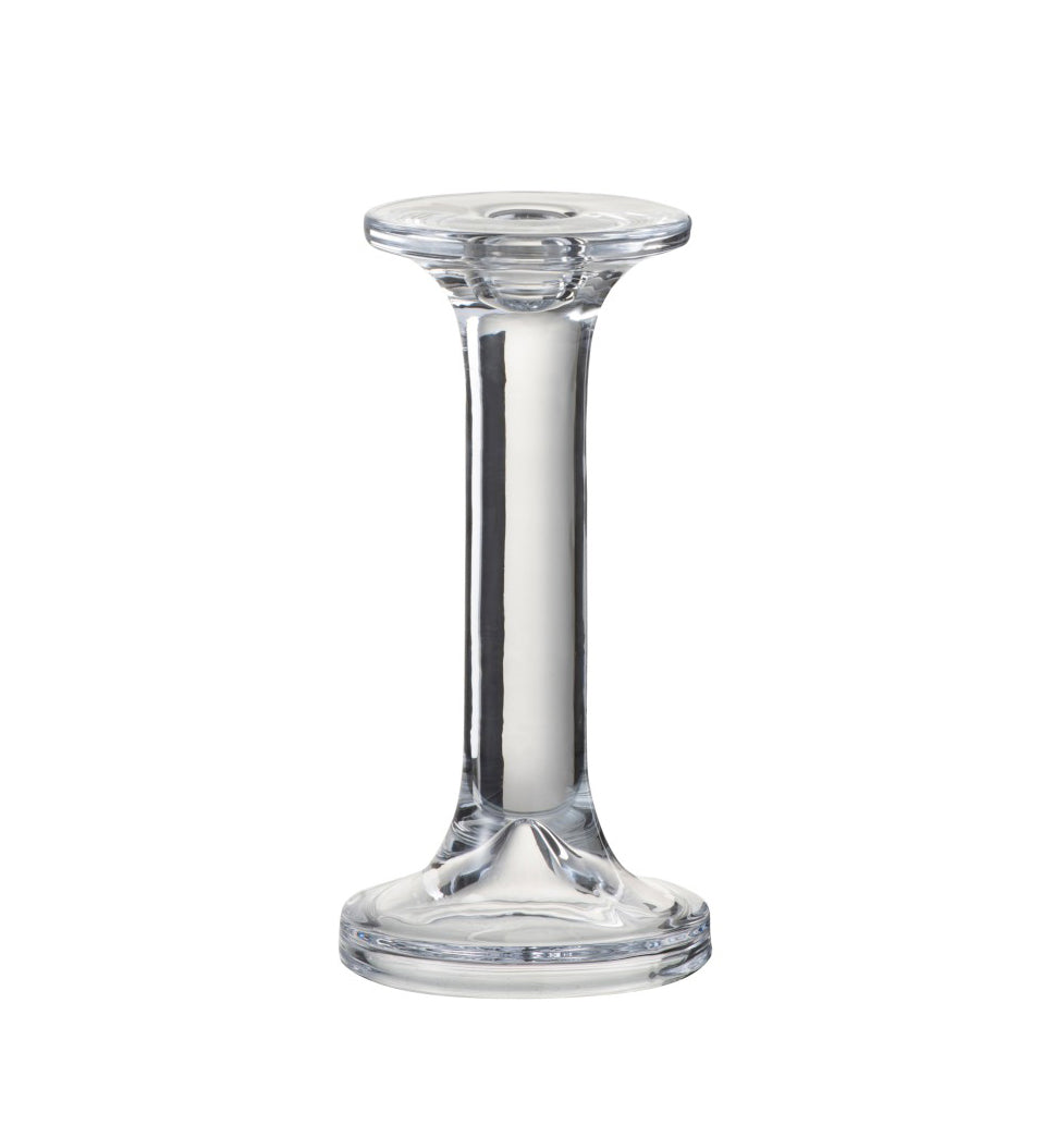 Candeliere Liscio in vetro trasparente H19 - 96610