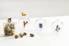 Christmas Tales Palla Natale con Pinguino Ichendorf Milano