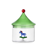 Barattolo con Cavallo a Dondolo - Collezione Schiaccianoci Ichendorf Milano