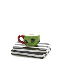 Portacandela Tazza Libro Verde EDG Enzo De Gasperi