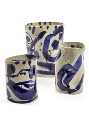 Vaso Blu Sophia H19 Cm - Design Marie Michielssen per Serax