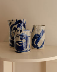 Vaso Blu Sophia H29 Cm - Design Marie Michielssen per Serax