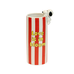 Vaso in Ceramica Snoopy Love is in Bloom Red – Blogo Design