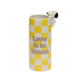 Vaso in Ceramica Snoopy Love is in Bloom Yellow – Blogo Design