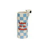 Vaso in Ceramica Snoopy Love is in Bloom Blu – Blogo Design