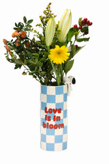 Vaso in Ceramica Snoopy Love is in Bloom Blu – Blogo Design