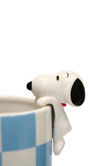 Vaso in Ceramica Snoopy Love is in Bloom Blu – Blogo Design