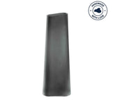 Vaso Turno Grigio in Vetro Satinato H34 Cm - Eleganza Moderna per Interni