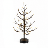 Albero LED Faggio Nero EDG Enzo De Gasperi H 45 × Ø 10 cm con 90 MiniLED dimmerabili
