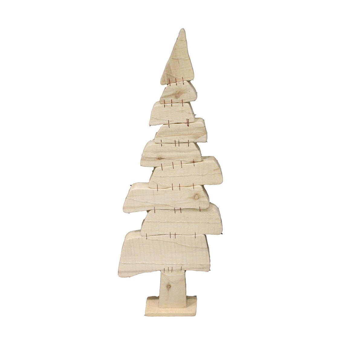 Poplar albero di Natale in legno naturale L - 690752