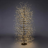 Albero di Faggio Luminoso Nero H210CM con 2700 Led - 682356
