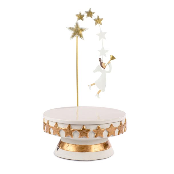 Alzata porta torta con angelo - 1224684