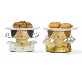 Alzata porta dolci Angelo | Alzatina per dolci a forma di testa di angelo - CONFIG0298