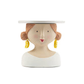 Alzata porta torta Lady Limoni| Alzatina per torte a forma di testa di donna - 2212925