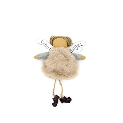 Angelo Custode da appendere con pelliccia beige - 1213204-beige
