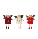 Angelo Custode da appendere | Addobbi natalizi realizzati a mano - CONFIG0245