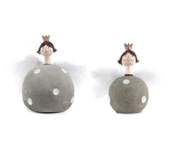 Angelo in cemento Pois Bianchi - CONFIG0242