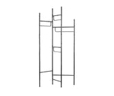 Appendiabiti pieghevole in metallo nero - 740453