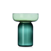 Aura Vaso Cilindro Verde/Petrolio - Ichendorf Milano