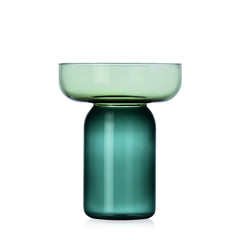 Aura Vaso Cilindro Verde/Petrolio - Ichendorf Milano
