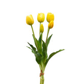 Bouquet tulipani gialli Real Touch H40 | Fiori artificiali di qualità - 214959,20