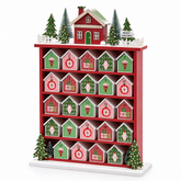 Calendario dell’Avvento Casette in Legno H 38,5 cm – EDG Enzo De Gasperi