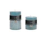 Candele azzurre cilindriche: candele di cera colorate J Line - CONFIG0017