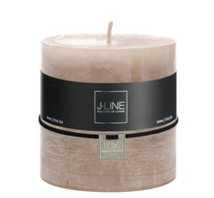 Candela sabbia cilindrica H10 X D10: candele di cera colorate J Line - 93308