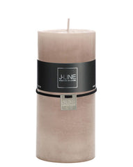 Candela sabbia cilindrica H15: candele di cera colorate J Line - 93307