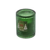 Candela natalizia in Vetro con Coperchio al profumo di Cedro - 614069,CE