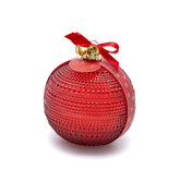 EDG Candela Natalizia in Sfera di Vetro Rosso Microbolle Berry Fruit - 6100168ABEF
