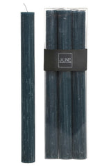 Scatola candele stilo verde petrolio h13 - 29218