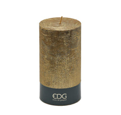 Candela Moccolo Rustic Dark Gold H18 - 612939,13