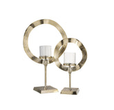 Portacandela Cerchio Oro : Portacandela di design - CONFIG0070