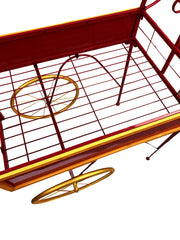 Carretto Espositivo Merry Christmas Rosso e Oro - 703029