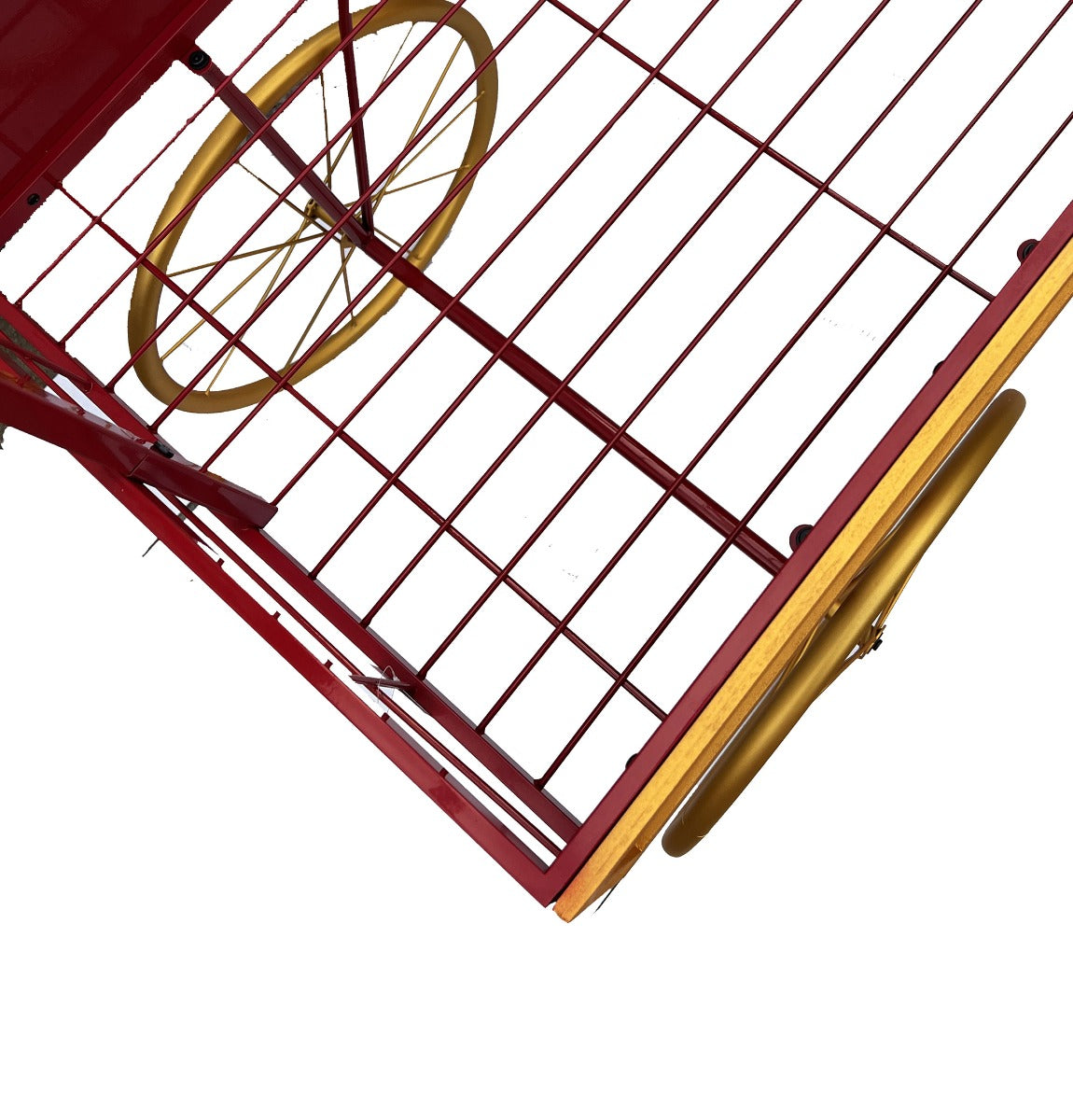 Carretto Espositivo Merry Christmas Rosso e Oro - 703029