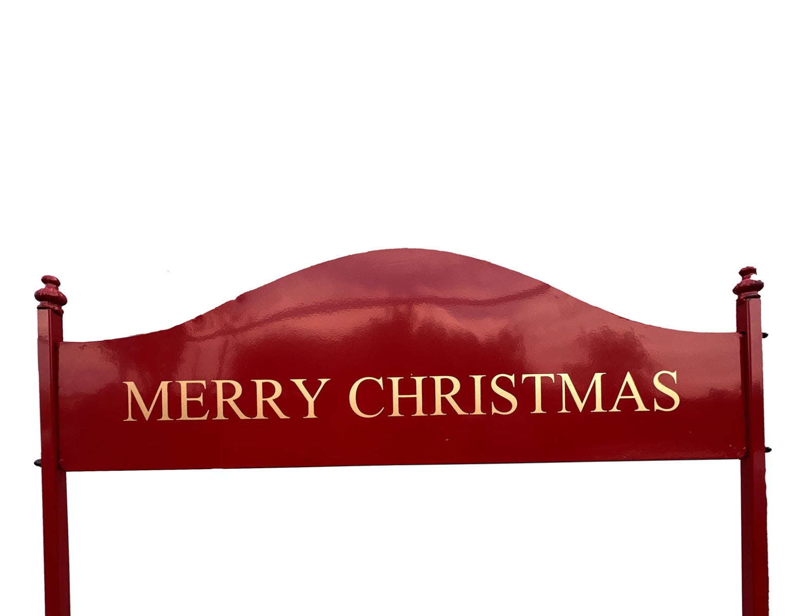 Carretto Espositivo Merry Christmas Rosso e Oro - 703029