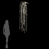 Cascata Led 27 Fili 432 Luci H180 Cavo bianco - 677469,10