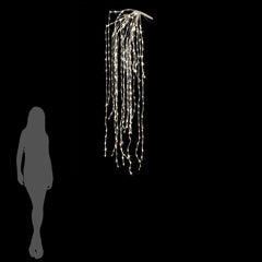 Cascata Led 27 Fili 432 Luci H180 Cavo bianco - 677469,10