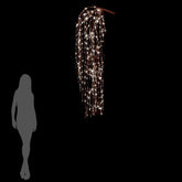 Cascata Led 27 Fili 432 Luci H180 Cavo marrone - 677469,76