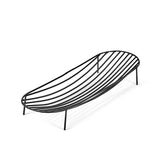 Centrotavola Ovale Nana in metallo nero H6 - B7220103