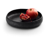 Ciotola Outback Tonda | Ciotole di design in alluminio nero verniciato a polvere - 219006