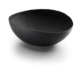 Ciotola Outback Ovale L | Ciotole di design in alluminio nero verniciato a polvere - 219005