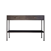 Consolle Mobile 2 Cassetti in Ferro stile Industriale - 679929