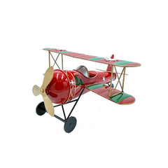 Aeroplanino in metallo – Decorazione natalizia