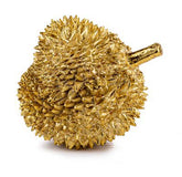 Decoro Frutto Pitaya in Resina color oro - 1226064