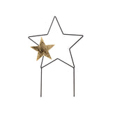 Decoro Stella in Metallo da Piantare H32 - 1225246-stella