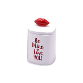 Candela Profumata Kiss Bianca H13 L8 | Candele profumate per San Valentino - 610006-Bianco